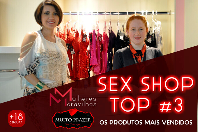 Os 3 produtos mais vendidos no Sex Shop